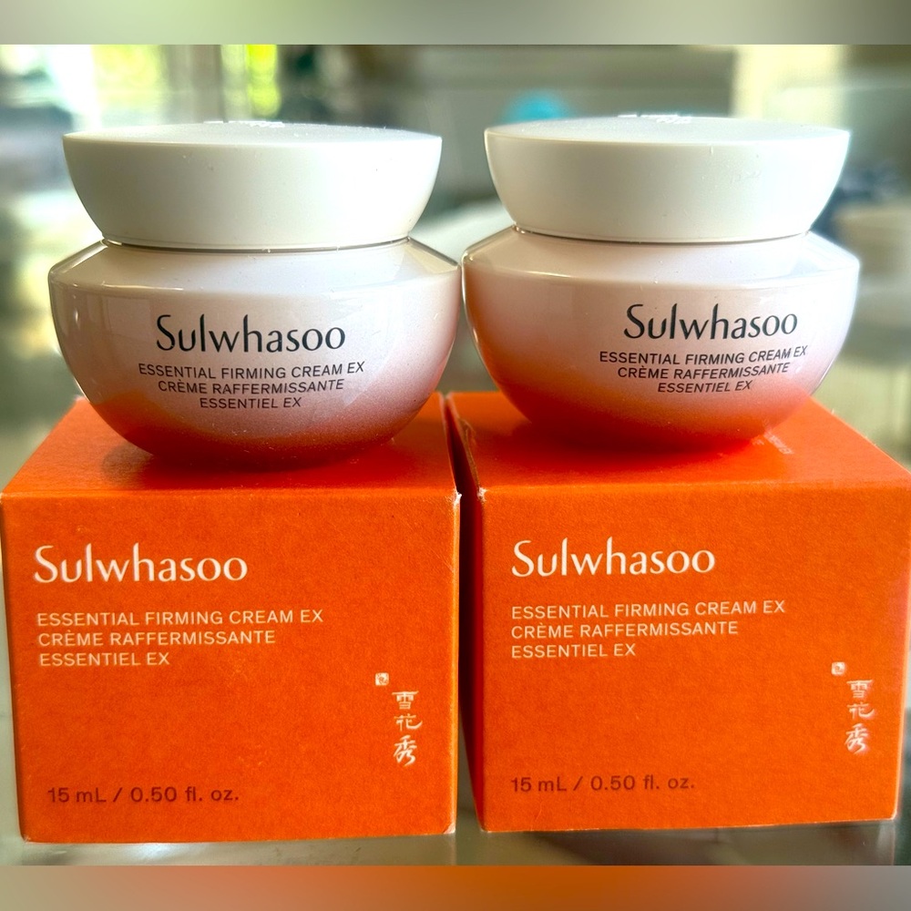 Sulwhasoo Essential Firming Cream EX 15ml x 2 pcs. Newest , expired 2027